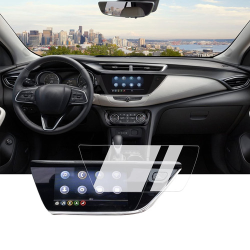 BIXUAN 2020 2021 2022 2023 Encore GX Tempered Glass Screen Protector Design for Buick Encore GX 2020-2023 8-inch Touch Screen Encore GX Screen Protective Film 2022 2023 Accessories Anti Scratch HD Clear (Not for Encore)