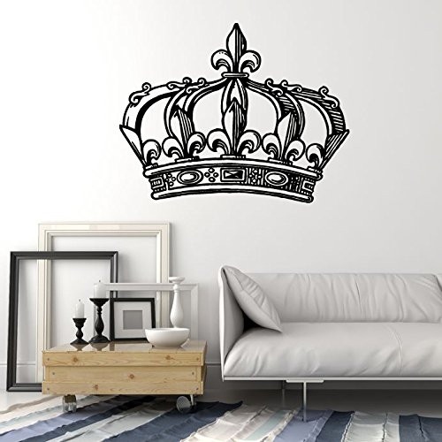 Large Wall Decal Crown King Power Kingdom Emperor Sceptre Mural Vinyl Decal (ed325) Gold Metallic Large Wall Decal Crown King Power Kingdom Emperor Sceptre Mural Vinyl Decal (ed325) Gold Metallic