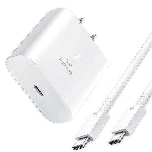 Super Fast Charger for Samsung,lezaface 45W Original USB C Wall Charger Plug Block with 5FT USB C-C Cable for Samsung Galaxy S22 Ultra/S22+/S22/S21 Ultra/S21 Plus/S21/S20/S20 Ultra/Note 20/S10/S7/S7+ Super Fast Charger for Samsung,lezaface 45W Original USB C Wall Charger Plug Block with 5FT USB C-C Cable for Samsung Galaxy S22 Ultra/S22+/S22/S21 Ultra/S21 Plus/S21/S20/S20 Ultra/Note 20/S10/S7/S7+