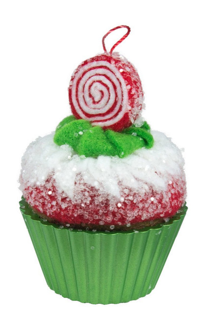 Hallmark Keepsake Ornament Peppermint Swirl Cupcakes 2016