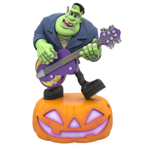 Hallmark Halloween Ornament 2019 Monster Mash Collection Frank on Guitar