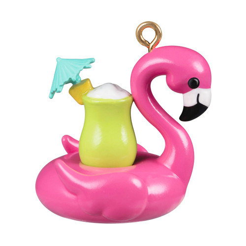 Hallmark Keepsake Christmas Ornament 2020, Mini Flamingo Floatie, 0.8" (0799QXM8284)