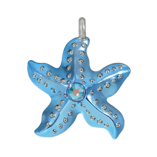 Hallmark Keepsake 0.94" Miniature Christmas Ornament 2021, Mini Sweet Lil' Starfish, Metal
