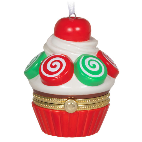Hallmark Keepsake Christmas Ornament 2022, Christmas Cupcakes Special Edition, Porcelain and Metal Hallmark Keepsake Christmas Ornament 2022, Christmas Cupcakes Special Edition, Porcelain and Metal
