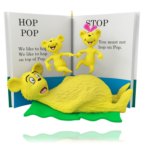Dr. Seuss - Hop on Pop Book Ornament 2015 Hallmark