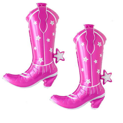 Cowgirl Boot Balloons Pack of 2 Giant 34 Inch Pink Cowgirl Boots Balloons for Western Cowgirl Party Decorations Cowgirl Birthday Party Decorations Western Theme Birthday Party Supplies Cowgirl Boot Balloons Pack of 2 Giant 34 Inch Pink Cowgirl Boots Balloons for Western Cowgirl Party Decorations Cowgirl Birthday Party Decorations Western Theme Birthday Party Supplies