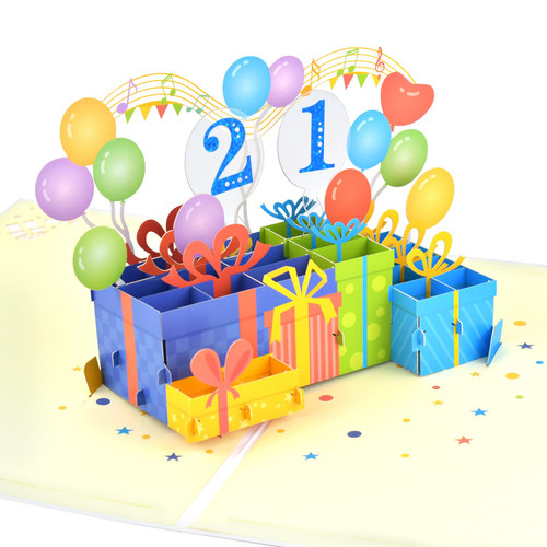 Oalushf Birthday Cards?3D Pop Up Birthday Card with Envelopes and Note Tag, Happy Birthday Card Gifts for Valentines Day, Graduation, Anniversary,All Occasions(5 * 7)