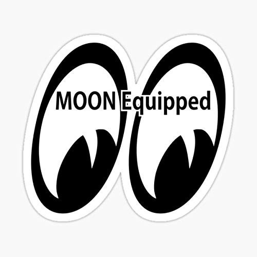 Moon Equipped Sticker - Sticker Graphic - Auto, Wall, Laptop, Cell, Truck Sticker for Windows, Cars, Trucks Moon Equipped Sticker - Sticker Graphic - Auto, Wall, Laptop, Cell, Truck Sticker for Windows, Cars, Trucks