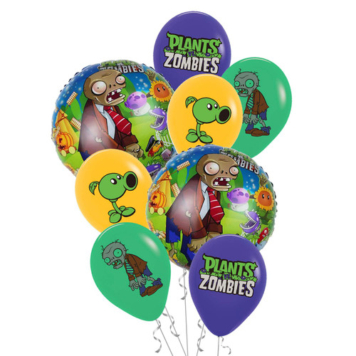 8 pcs Balloons for Plants VS Zombies?Plants VS Zombies Birthday Party Supplies?Birthday Party Balloons