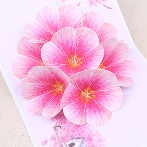 Peach Blossom Pop Up Card, 3D Popup Greeting Cards, for Mothers Day, Spring, Fathers Day, Graduation, Birthday, Wedding, Anniversary, Thankful for You, Get Well, All Occasion Peach Blossom Pop Up Card, 3D Popup Greeting Cards, for Mothers Day, Spring, Fathers Day, Graduation, Birthday, Wedding, Anniversary, Thankful for You, Get Well, All Occasion
