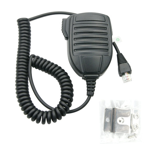 Handheld Shoulder Lapel Microphone for Yaesu Vertex Radio MH-67A8J VX-2100 VX-4500 FT-817 FT-900 RJ45 8-Pin with Mic Hanger