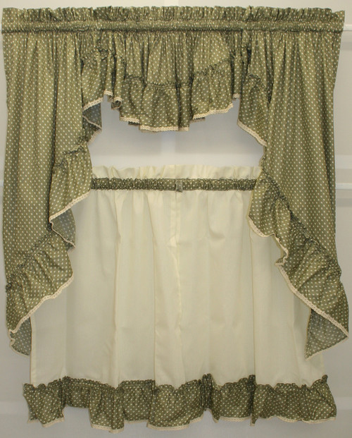 The_Curtain_Shop Sturbridge 45" Tier Sage
