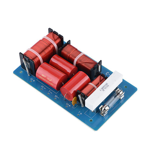 Tihebeyan Frequency Divider, 3-Way Crossover Filter Audio Frequency Divider Hi-Fi Audio Filter Module Board for High Power Speaker