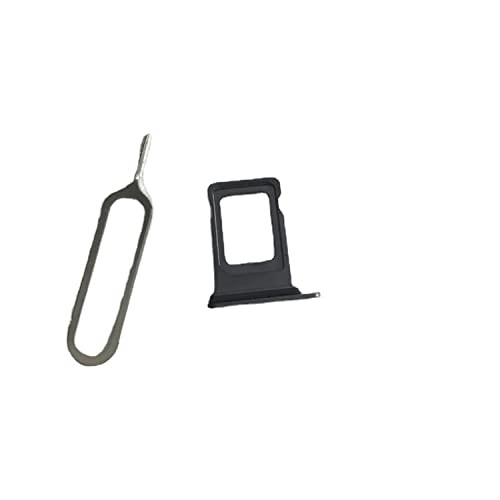 1pcs ruichuang Dual Sim Tray Sim Card Holder Replacement for iPhone 13 pro/13 pro max (Black)