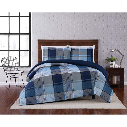 Truly Soft Everyday Truly Sofft Trey Plaid Duvet Set, Twin XL
