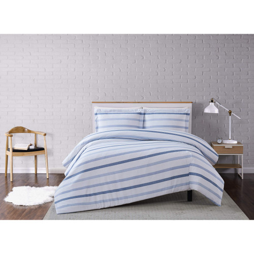 Truly Soft Everyday Truly Soft Waffle Stripe Duvet Set, Twin XL,