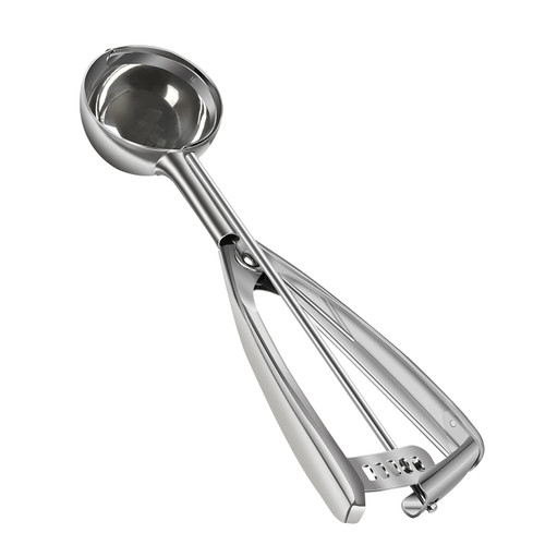 Cookie Scoop Ice Cream Scoop Melon Scoop 18/8 Stainless Steel with Trigger Cupcake Scoops (1.9Oz)