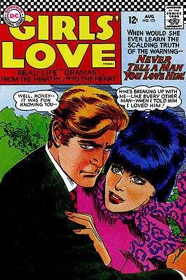 Girls' Love Stories #121 - August 1966 - Comic Book Cover Poster