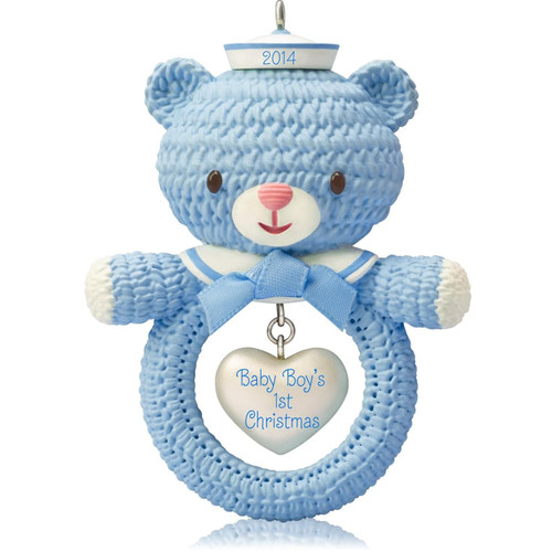 Hallmark Keepsake Ornament Baby Boy's First Christmas 2014
