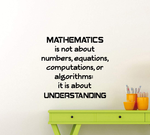 Math Wall Decal Math Classroom Quotes Mathematics Poster Math Wall Decor Science Math Wall Art Classroom Sticker Teacher Gift Study Mural Removable Education Print 169ct