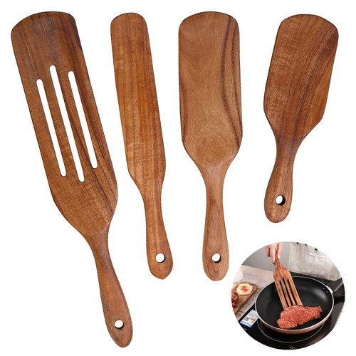 spurtles kitchen tools as seen on tv, 4 Pcs Teak Spurtle Set Wooden Spoons For Cooking With Hanging Hole, Wooden Kitchen Utensil Set, Slotted Wooden Spatula Wooden Cooking Utensils spurtles kitchen tools as seen on tv, 4 Pcs Teak Spurtle Set Wooden Spoons For Cooking With Hanging Hole, Wooden Kitchen Utensil Set, Slotted Wooden Spatula Wooden Cooking Utensils