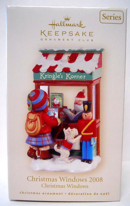Hallmark Keepsake Ornament Club Exclusive Christmas Window 6th 2008