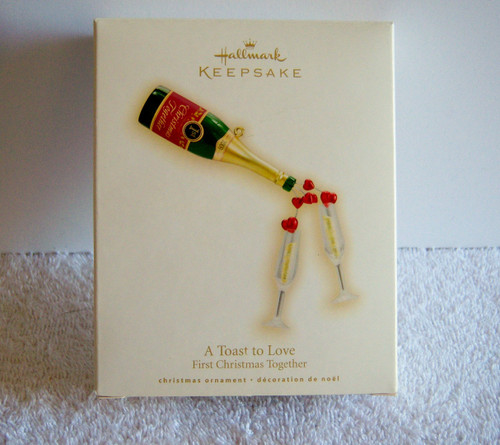 Hallmark Keepsake Ornament A Toast to Love 2009