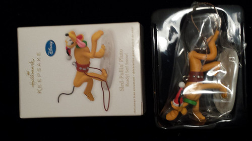 Hallmark Keepsake Ornament Sled Pullin' Pluto 2012