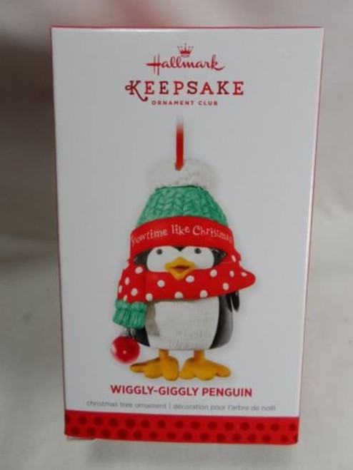 Hallmark Keepsake Ornament Club Exclusive Wiggly-Giggly Penguin 2013 Hallmark Keepsake Ornament Club Exclusive Wiggly-Giggly Penguin 2013