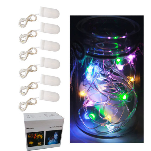 Fairy Light Firefly Starry Light 6.6ft 20 LED Battery Operated Mini Waterproof Fairy String Light Copper Wire for DIY Wedding Party Mason Jars Crafts Halloween Christmas Decoration ?Battery included? Fairy Light Firefly Starry Light 6.6ft 20 LED Battery Operated Mini Waterproof Fairy String Light Copper Wire for DIY Wedding Party Mason Jars Crafts Halloween Christmas Decoration ?Battery included?
