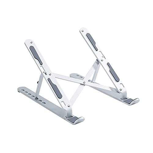 Laptop Stand?Adjustable Ergonomic Portable Aluminum Laptop Holder, Laptop Stands for Lap? Foldable Computer Stand 7 Angles Anti-Slip Laptop Riser Compatible with 9-15.6 inch Laptops(Metal Gray) Laptop Stand?Adjustable Ergonomic Portable Aluminum Laptop Holder, Laptop Stands for Lap? Foldable Computer Stand 7 Angles Anti-Slip Laptop Riser Compatible with 9-15.6 inch Laptops(Metal Gray)