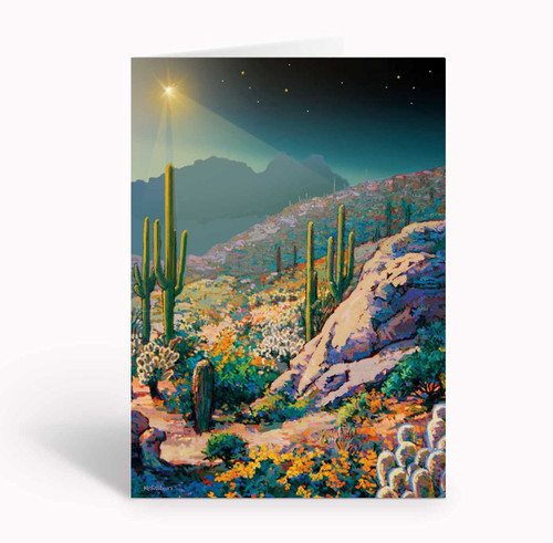 Stonehouse Collection - Colorful Desert Holiday Cards - 18 Christmas Cards & Envelopes - Western Christmas Cards - USA Made(Standard)