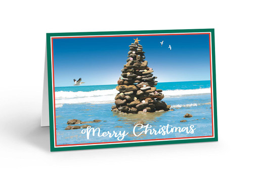 Stonehouse Collection Beach Christmas Tree Holiday Card - Beach Theme Christmas Card 18 Cards & Envelopes (Standard) Stonehouse Collection Beach Christmas Tree Holiday Card - Beach Theme Christmas Card 18 Cards & Envelopes (Standard)