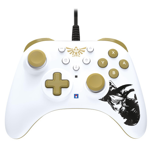 HORI Nintendo Switch HORIPAD Turbo (The Legend of Zelda) Ergonomic Wired Controller Pad - Officially Licensed by Nintendo HORI Nintendo Switch HORIPAD Turbo (The Legend of Zelda) Ergonomic Wired Controller Pad - Officially Licensed by Nintendo