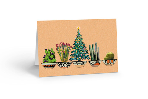 Stonehouse Collection Christmas Cards - Cactus Christmas Tree - 12 Southwest Holiday Cards & Envelopes - USA Made Stonehouse Collection Christmas Cards - Cactus Christmas Tree - 12 Southwest Holiday Cards & Envelopes - USA Made