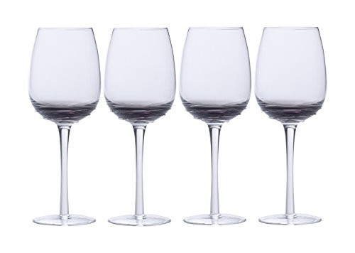 Mikasa Swirl Smoke Goblet (Set of 4), 17 oz, Glass