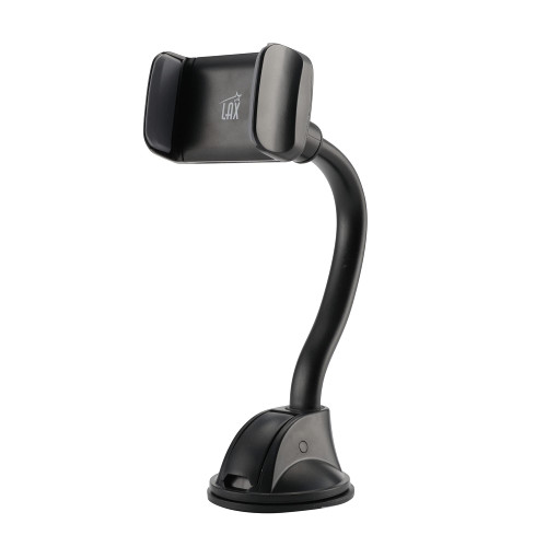 LAX Gadgets Gooseneck Window Phone Mount for Car Windshield, Car Phone Holder Mount, Cell Phone Holder Car, Suction Cup Phone Holder, Phone Car Mount, Car Phone Mount, Suction Phone Mount