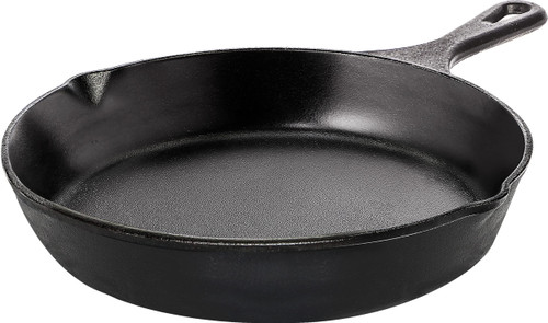 Utopia Kitchen - Saute Fry Pan - Chefs Pan, Pre-Seasoned Cast Iron Skillet - Nonstick Frying Pan 6.5 Inch - Safe Grill Cookware for indoor & Outdoor Use - Cast Iron Pan (Black)