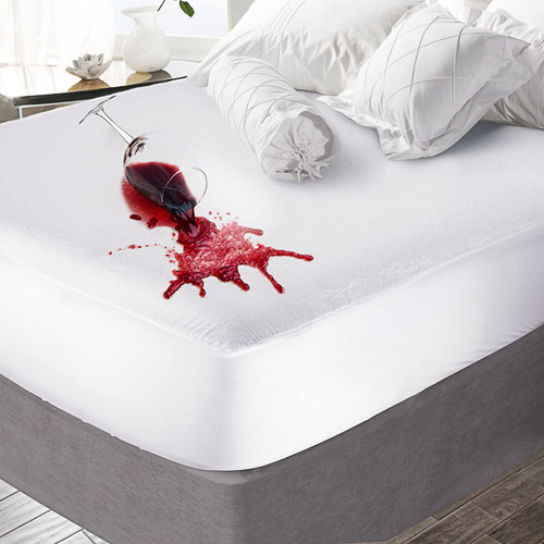 Clara Clark Mattress Protector, Premium Cotton Terry Mattress-Cover - Waterproof, Soft, Breathable and Noiseless Cover Twin XL Mattress Protector Clara Clark Mattress Protector, Premium Cotton Terry Mattress-Cover - Waterproof, Soft, Breathable and Noiseless Cover Twin XL Mattress Protector