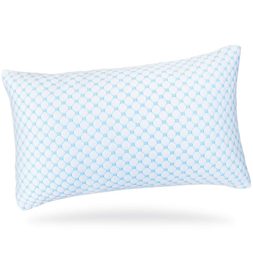 Hearth & Harbor Pillows King Size - Cooling Shredded Memory Foam Pillows, Gel Infused Back, Stomach, Side Sleeper Pillow, Adjustable Cooling Pillow for Sleeping, Washable Removable Bamboo Pillow Cover Hearth & Harbor Pillows King Size - Cooling Shredded Memory Foam Pillows, Gel Infused Back, Stomach, Side Sleeper Pillow, Adjustable Cooling Pillow for Sleeping, Washable Removable Bamboo Pillow Cover