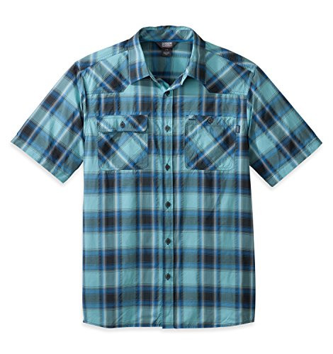 Outdoor Research Men's Growler S/S Shirt, Ice/Charcoal, Large