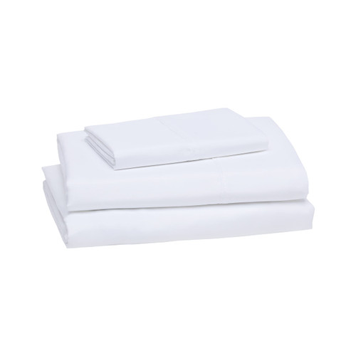Amazon Basics Lightweight Super Soft Easy Care Microfiber 3-Piece Bed Sheet Set with 14-Inch Deep Pockets, Twin XL, Bright White, Solid Amazon Basics Lightweight Super Soft Easy Care Microfiber 3-Piece Bed Sheet Set with 14-Inch Deep Pockets, Twin XL, Bright White, Solid