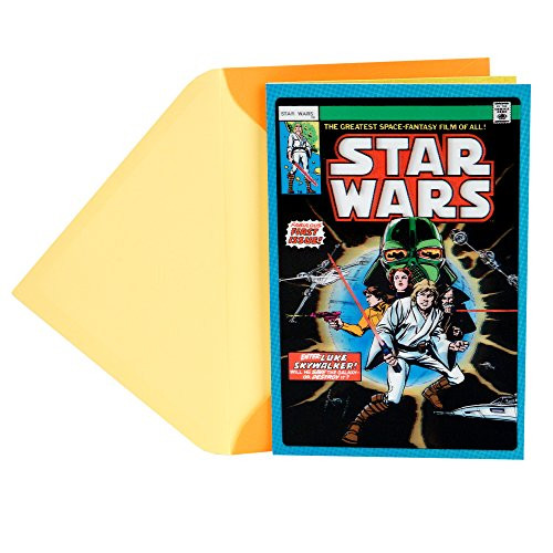 Hallmark Star Wars Father's Day Card for Dad (Luke Skywalker Lenticular Motion)