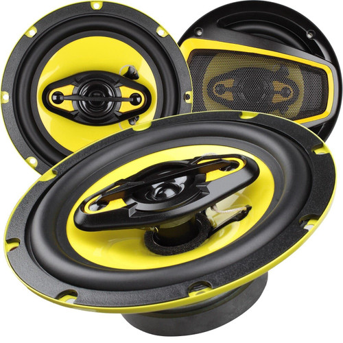 AUDIOTEK 650W 6.5-Inch 4-Way Car Audio Coaxial Speakers System 6-1/2 Inches
