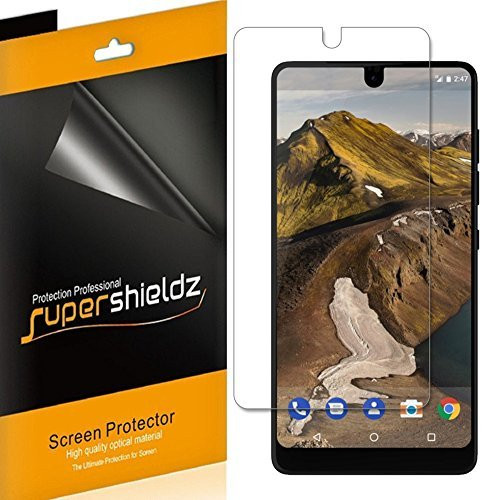 [2-Pack] Supershieldz for Essential Phone Screen Protector, [Full Coverage] High Definition Clear Shield -Lifetime Replacements Warranty