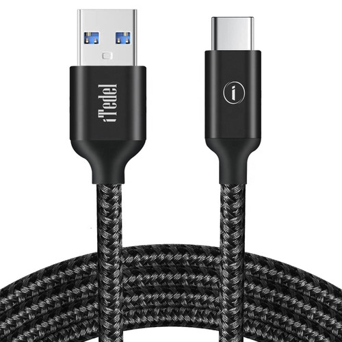 iTedel USB C to USB A 3.0 Cable 6.6FT Fast Charging with High-Speed Data Transfer Cord