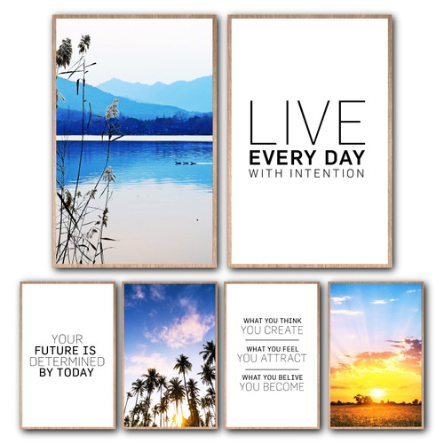 LERMONY - Inspirational Wall Art - Motivational Wall Art - Inspirational Wall Decor - Office Wall Decor for Women- Inspirational Posters for Classroom - Positive Quotes Wall Decor (set of 6, 11x17, No Frame) LERMONY - Inspirational Wall Art - Motivational Wall Art - Inspirational Wall Decor - Office Wall Decor for Women- Inspirational Posters for Classroom - Positive Quotes Wall Decor (set of 6, 11x17, No Frame)