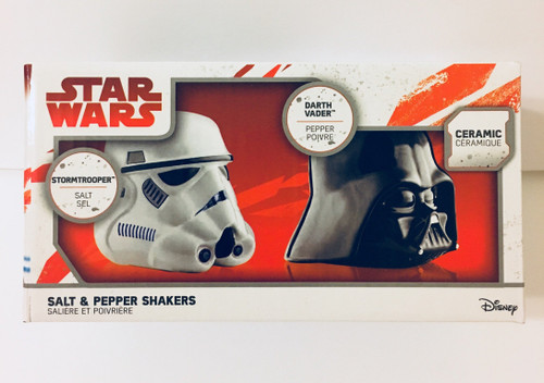 Star Wars Stormtrooper & Darth Vader Ceramic Salt & Pepper Shakers