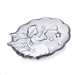 Mikasa Celebrations Holiday Collection 6-Inch Angel Candy Dish