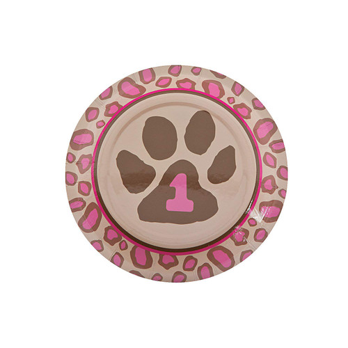 Fun Express - 1st Cheetah Dessert Plate (8pc) for Birthday - Party Supplies - Print Tableware - Print Plates & Bowls - Birthday - 8 Pieces Fun Express - 1st Cheetah Dessert Plate (8pc) for Birthday - Party Supplies - Print Tableware - Print Plates & Bowls - Birthday - 8 Pieces